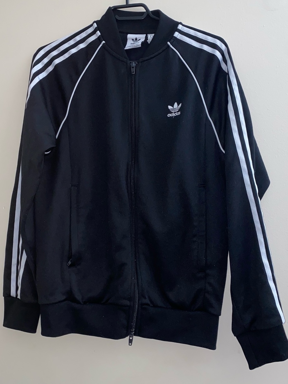 Classic Adidas Zip Up Track Sweater